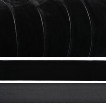 Лента бархатная 25 мм эластичная TBY-LB2503-EL черный